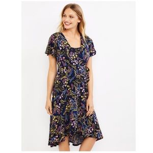 Motherhood Maternity / Nursing Wrap Dress
